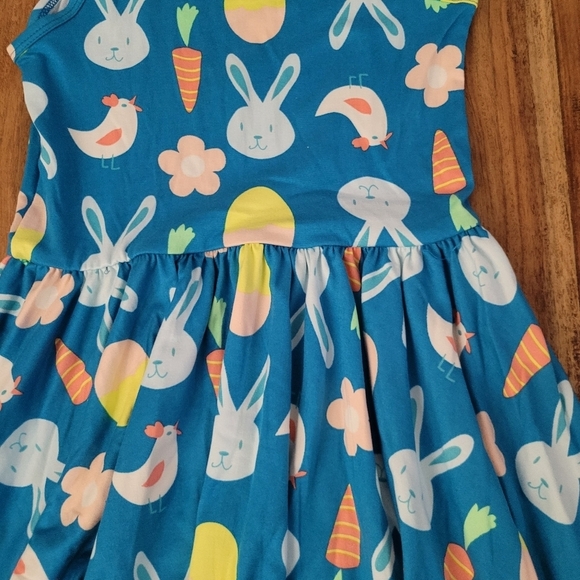 2/$30 NWT Girls 7 Easter Bunny Spring Dress - Picture 6 of 16